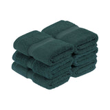 Egyptian Cotton Face Towel Set of 6 by Madison