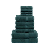 Madison Egyptian Cotton Pile Plush Heavyweight 10 Piece Towel Set