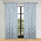 Leaves Room Darkening Back Tabs Blackout Curtain Panels, Set of 2