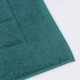 Nora Cotton Thick Solid Checkered Washable Bath Mat Set of 2
