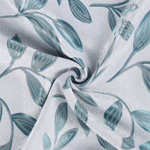 Leaves Room Darkening Washable Blackout Curtain Panels, Set of 2
