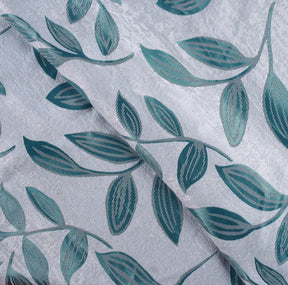 Leaves Machine Washable Room Darkening Blackout Curtains 4 Pieces
