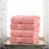 Egyptian Cotton Plush Heavyweight Bath Towel Set of 4