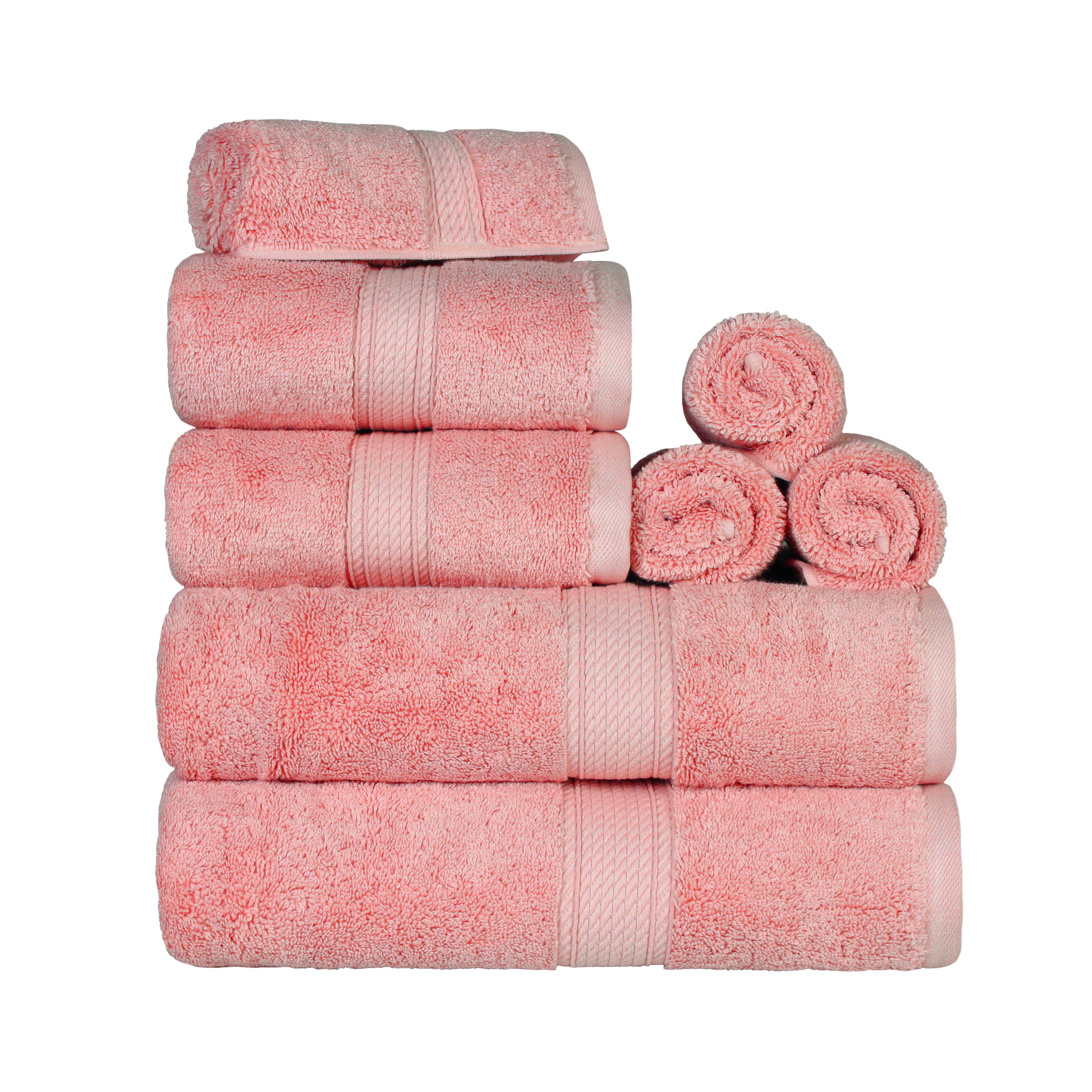 Madison Egyptian Cotton Plush Heavyweight 8 Piece Towel Set