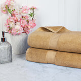 Madison Egyptian Cotton Plush Thick Absorbent Bath Sheet Set of 2