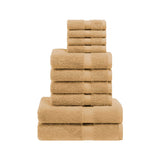 Madison Egyptian Cotton Plush Heavyweight 10 Piece Towel Set