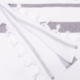 Tropical Cabana Stripe Fouta Cotton Beach Towel Set of 2 Piece