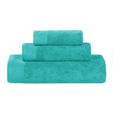 Egyptian Cotton Basketweave Solid Towel Set 3 Piece