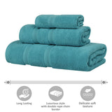 Zero Twist Cotton Medium Weight Bath Towel Set of 4
