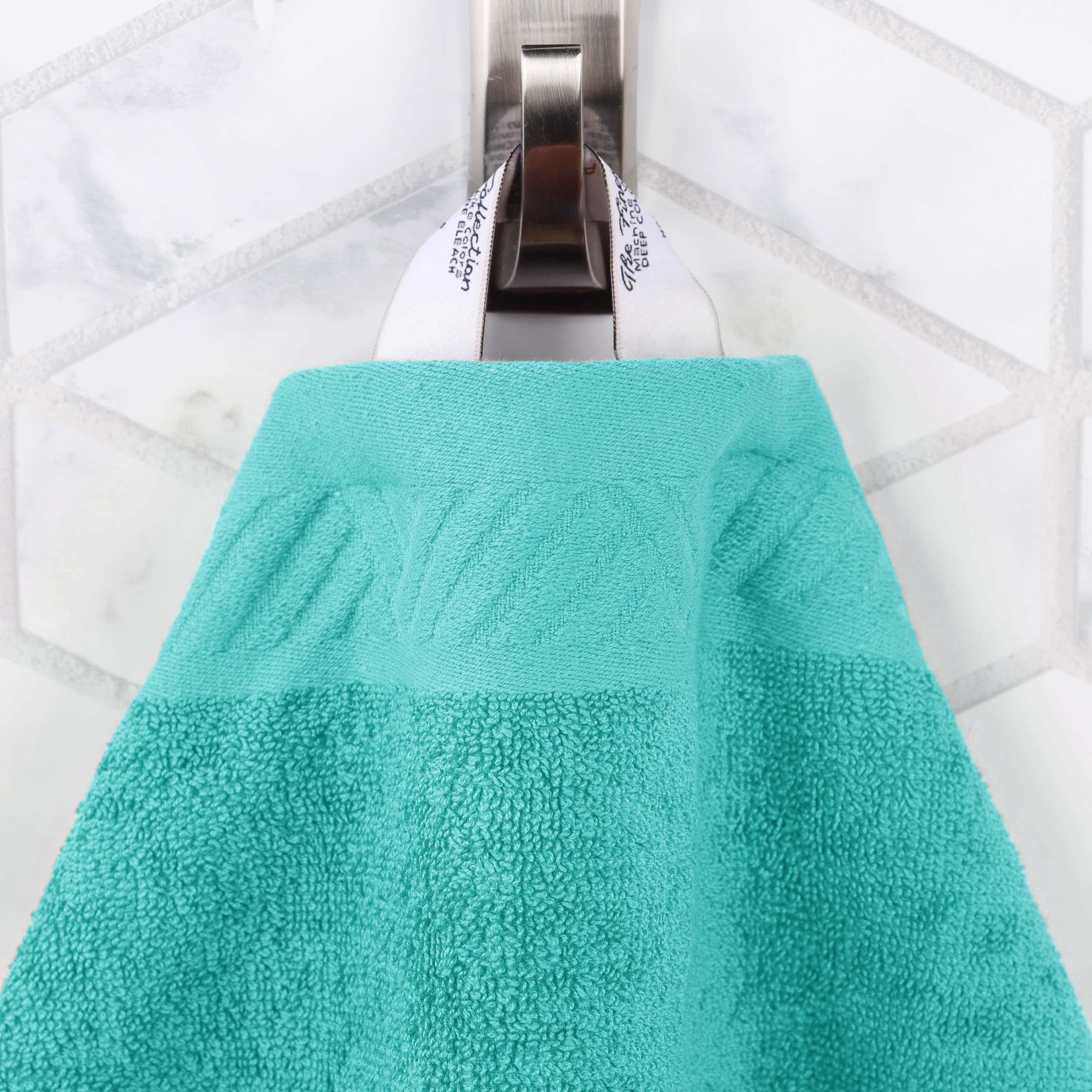 Basketweave Egyptian Cotton Solid 3 Piece Assorted Towel Set