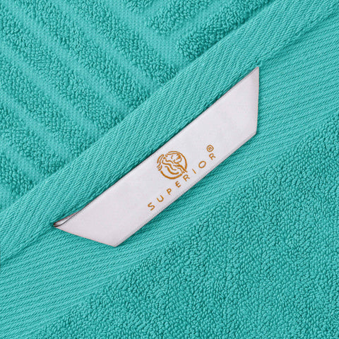 Egyptian Cotton Basketweave Towel Set 6 Piece