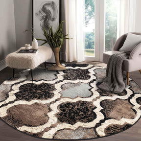 Viking Contemporary Geometric Trellis Indoor Area Rug or Runner