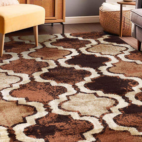 Viking Contemporary Geometric Trellis Indoor Area Rug or Runner