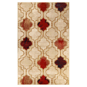 Viking Contemporary Geometric Trellis Indoor Area Rug or Runner