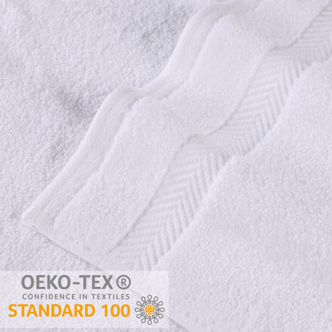 12 Piece Face Towel Set Zero Twist Cotton Soft Absorbent