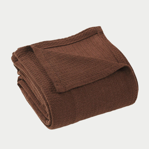 100% Cotton Waffle Blanket – Cooling Waffle Weave, Lightweight & Breathable