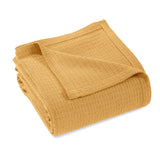 100% Cotton Waffle Blanket – Cooling Waffle Weave, Lightweight & Breathable