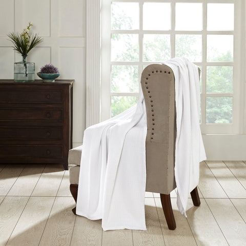 100% Cotton Waffle Blanket – Cooling Waffle Weave, Lightweight & Breathable