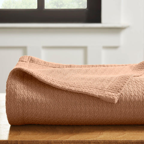 100% Cotton Waffle Blanket – Cooling Waffle Weave, Lightweight & Breathable