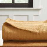 100% Cotton Waffle Blanket – Cooling Waffle Weave, Lightweight & Breathable