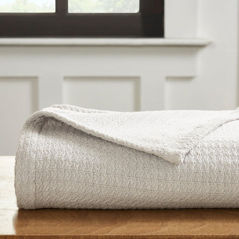100% Cotton Waffle Blanket – Cooling Waffle Weave, Lightweight & Breathable