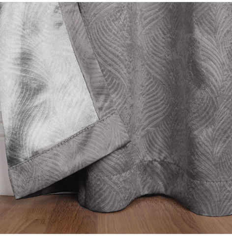 Blackout Window Curtains Waverly Geometric Room Darkening Washable Set of 2