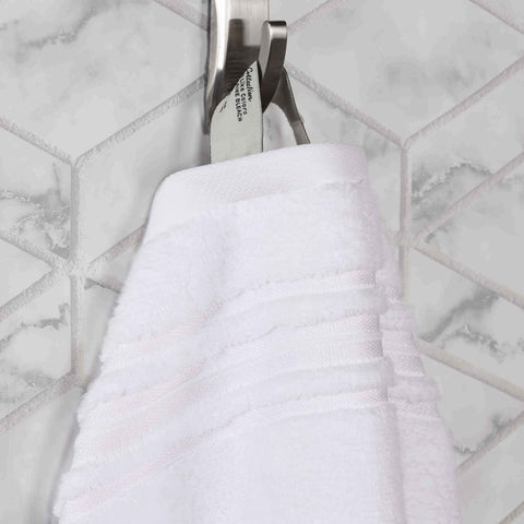 Zero-Twist Cotton Jacquard Towel Set 9 Piece - Sadie