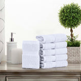 Egyptian Cotton Face Towel Set of 6 by Madison