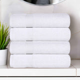 Cotton Highly Absorbent Eco-Friendly Quick Dry Bath Towel Set of 4