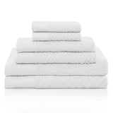 Egyptian Cotton Basketweave Towel Set 6 Piece