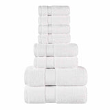 Egyptian Giza Cotton Plush Soft Towel Set 8 Piece