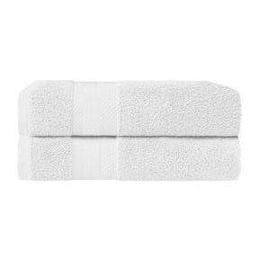 Aria Turkish Cotton Heavyweight Solid Absorbent 2-Piece Bath Towel Set