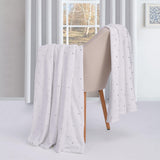 Fleece Plush Medium Weight Fluffy Soft Decorative Blanket Or Throw