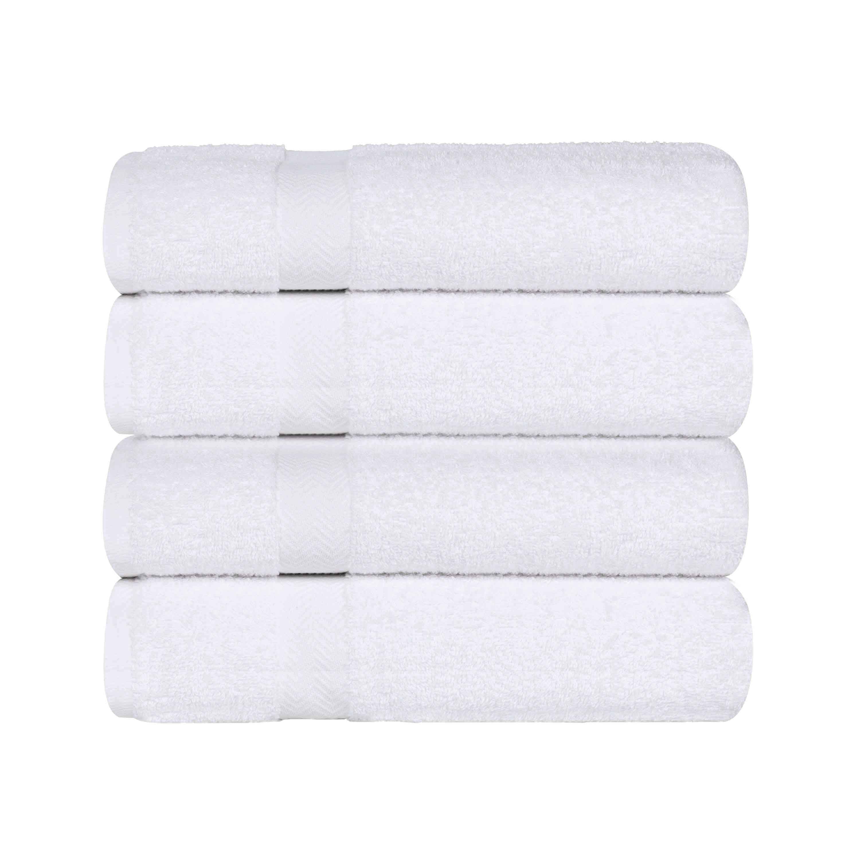Cotton Highly Absorbent Eco-Friendly Quick Dry Bath Towel Set of 4