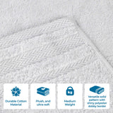 Hays Cotton Medium Weight 8 Piece Assorted Bathroom Towel Set