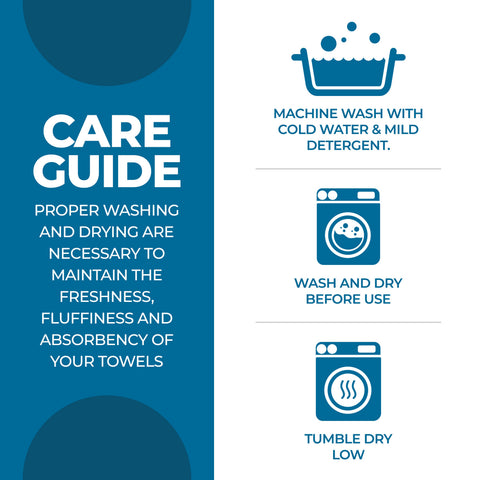 Chevron Zero Twist Solid Soft Absorbent Cotton 3 Piece Towel Set