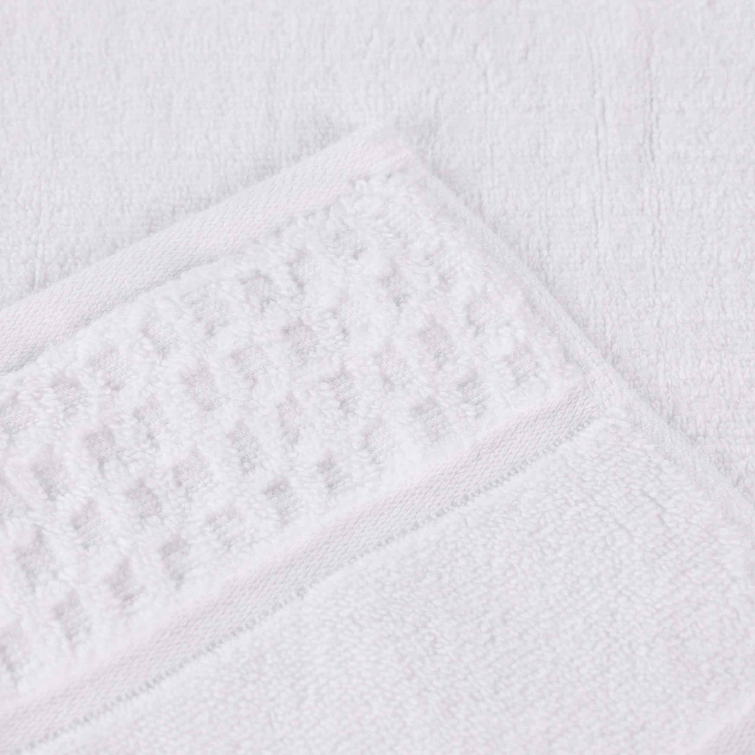 Napa Zero Twist Cotton Solid Waffle Face Towel Washcloth Set of 12