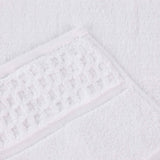 Napa Zero Twist Cotton Solid Waffle Face Towel Washcloth Set of 12
