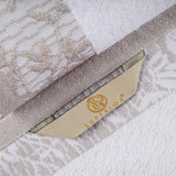 Wisteria Cotton Medium Weight Floral Jacquard Border 12 Piece Towel Set