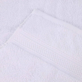 Chevron Zero Twist Solid Soft Absorbent Cotton 3 Piece Towel Set