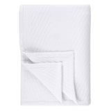 Aswan Cotton Medium Weight Textured Modern Chevron Woven Coverlet