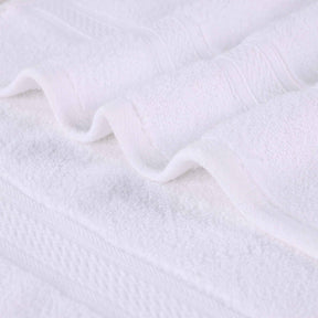 Chevron Zero Twist Solid Soft Absorbent Cotton 3 Piece Towel Set