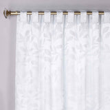 Leaves Room Darkening Back Tabs Blackout Curtain Panels, Set of 2