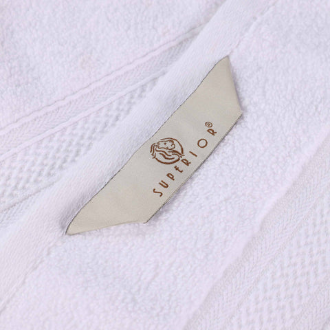 Chevron Zero Twist Solid Soft Absorbent Cotton 3 Piece Towel Set