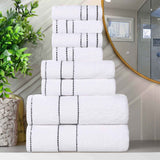 Egyptian Giza Cotton Plush Soft Towel Set 8 Piece