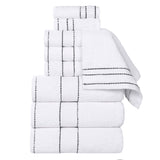 Niles Egyptian Giza Cotton Plush Towel Set 9-Piece