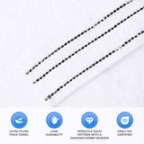 Niles Egyptian Giza Cotton Plush Towel Set 9-Piece