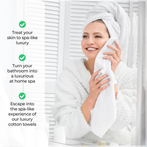 Giza Egyptian Cotton Bath Sheet Set - 2 Piece, Ultra Plush, Niles