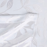 Leaves Room Darkening Washable Blackout Curtain Panels, Set of 2