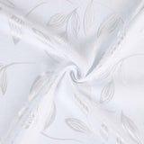 Leaves Room Darkening Washable Blackout Curtain Panels, Set of 2